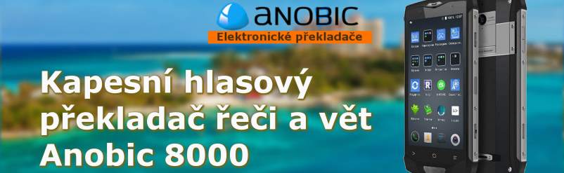 Kapesní překladač řeči a vět Anobic 8000